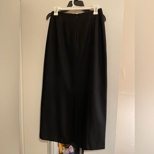 Straight wool Eddie Bauer long skirt, 36 1/2 inches long